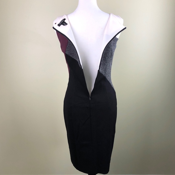 WHBM Colorblock Pencil Dress Size 2 - Picture 4 of 7